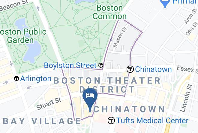 Courtyard By Marriott Boston Downtown Map