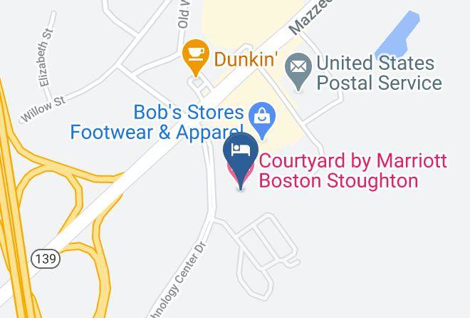 Norfolk - Courtyard By Marriott Boston Stoughton Maps