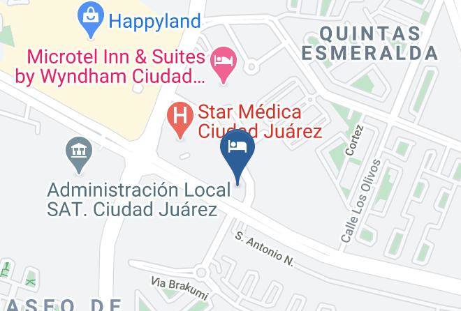 Juarez - Courtyard By Marriot Juarez Maps