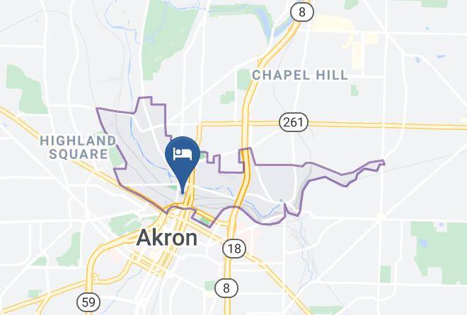 Summit - Courtyard By Marriott Akron Downtown Maps