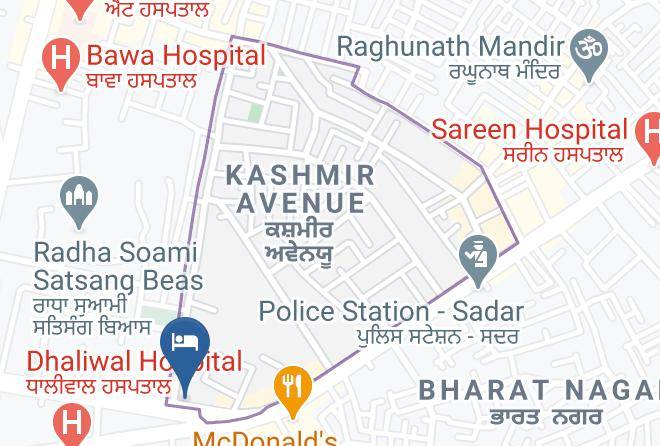 Amritsar - Courtyard By Marriott Amritsar Maps
