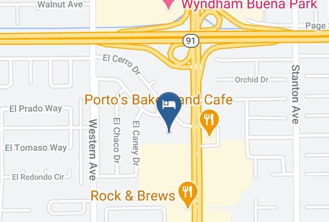 Orange - Courtyard By Marriott Anaheim Buena Park Maps