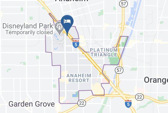 Orange - Courtyard By Marriott Anaheim Theme Park Entrance Maps