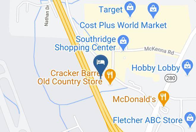 Buncombe - Courtyard By Marriott Asheville Airport Maps