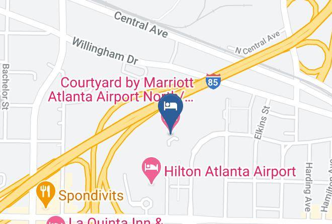 Fulton - Courtyard By Marriott Atlanta Airport North Virginia Avenue Maps