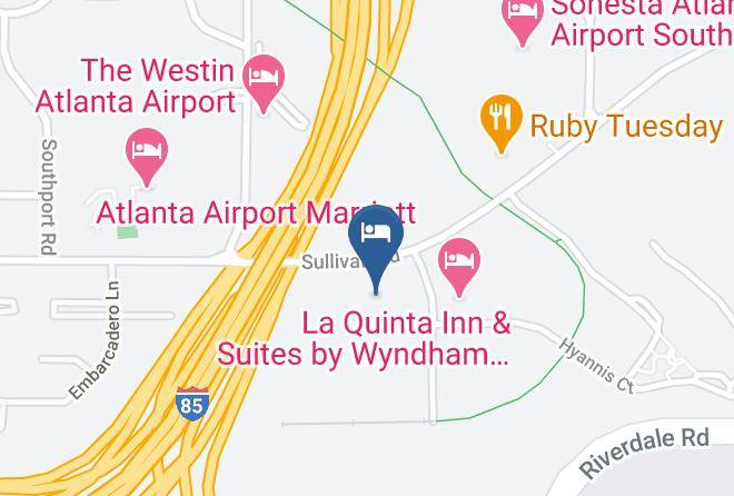 Clayton - Fairfield Inn & Suites By Marriott Atlanta Airport South Sullivan Road Maps