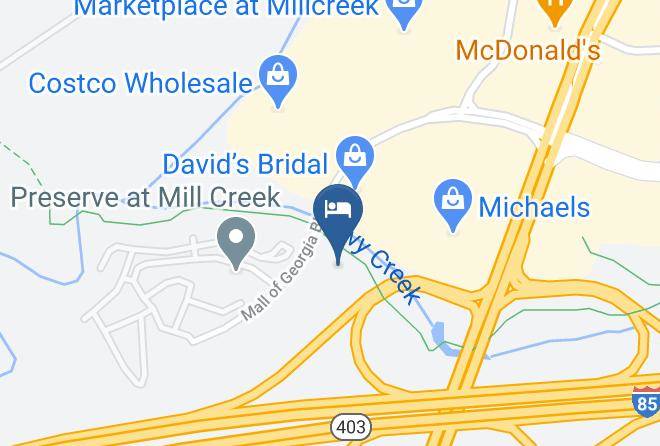 Courtyard By Marriott Atlanta Buford Mall Of Georgia Map