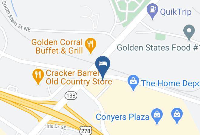 Rockdale - Courtyard By Marriott Atlanta Conyers Maps