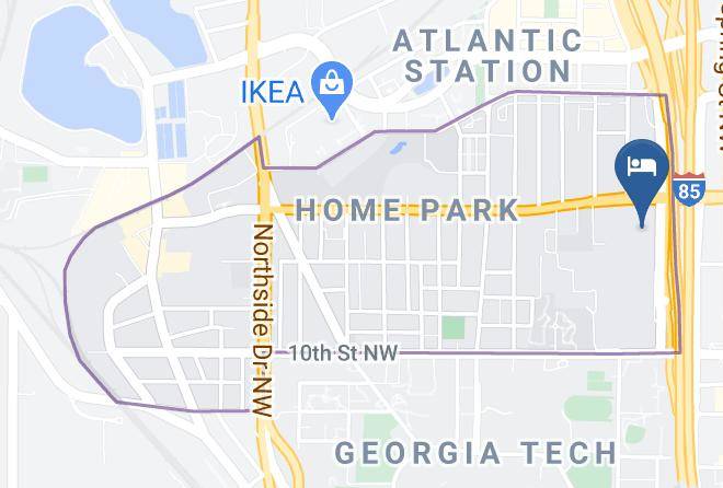 Fulton - Courtyard By Marriott Atlanta Midtown Georgia Tech Maps
