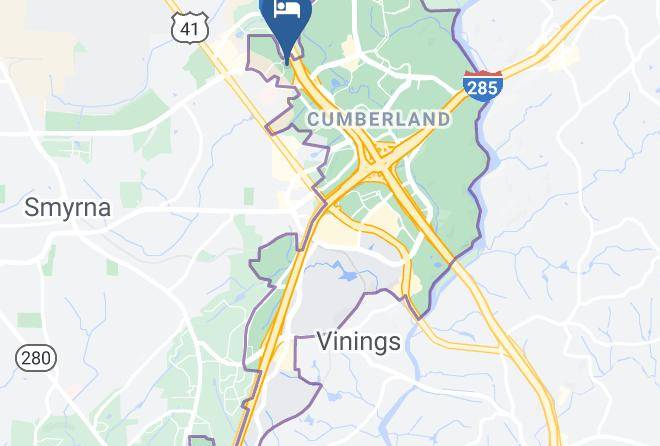 Courtyard By Marriott Atlanta Windy Hill Ballpark Map