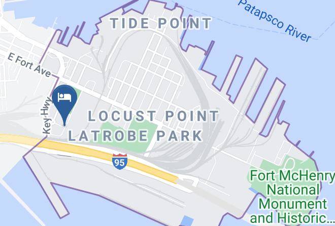 Baltimore City - Courtyard By Marriott Baltimore Downtown Mchenry Row Maps