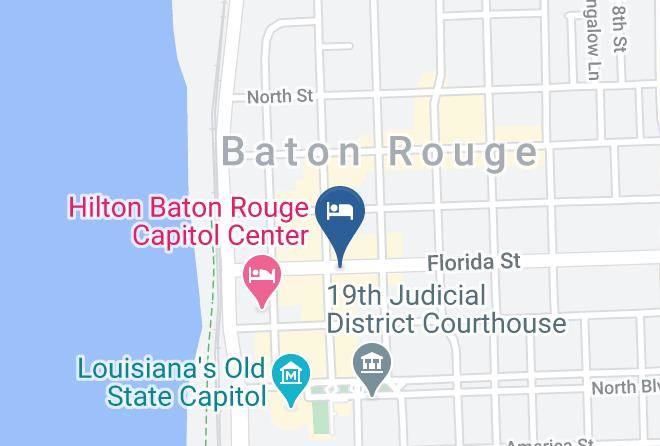 East Baton Rouge Par - Courtyard By Marriott Baton Rouge Downtown Maps