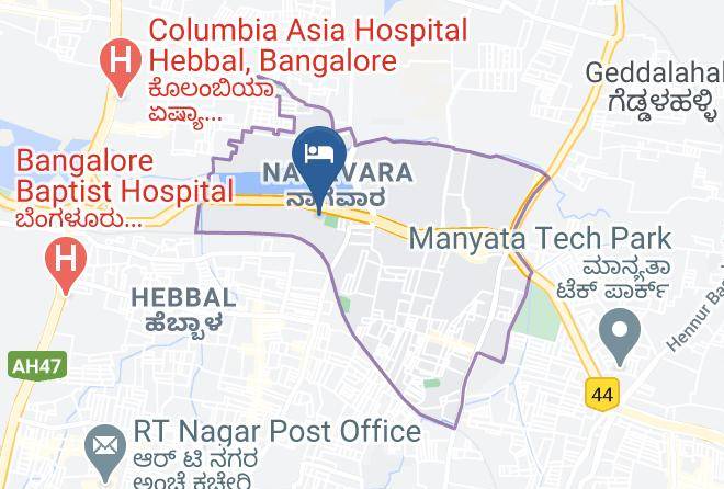 Bengaluru - Courtyard By Marriott Bengaluru Hebbal Maps