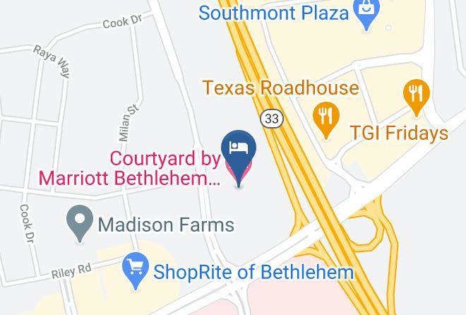 Northampton - Courtyard By Marriott Bethlehem Lehigh Valley I 78 Maps