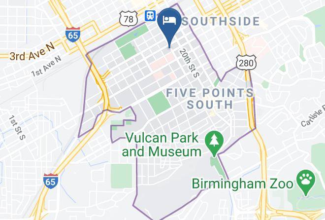 Jefferson - Courtyard By Marriott Birmingham Downtown At Uab Maps