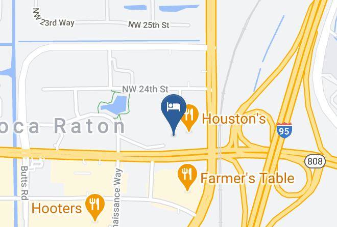 Courtyard By Marriott Boca Raton Map