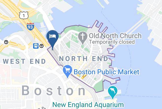 Courtyard By Marriott Boston Downtown North Station Map