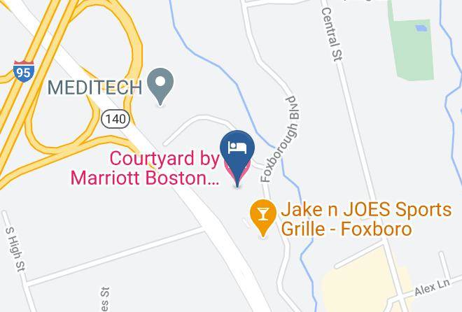 Norfolk - Courtyard By Marriott Boston Foxborough Mansfield Maps