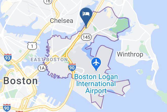 Courtyard By Marriott Boston Logan Airport Map