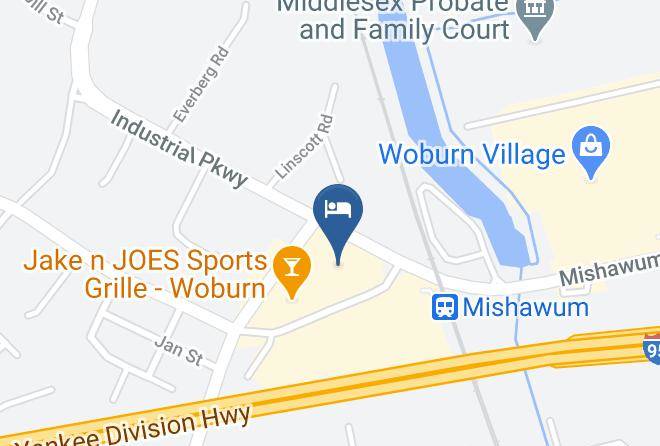 Middlesex - Courtyard By Marriott Boston Woburn Burlington Maps