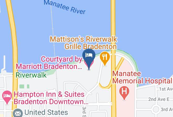 Manatee - Courtyard By Marriott Bradenton Sarasota Riverfront Maps
