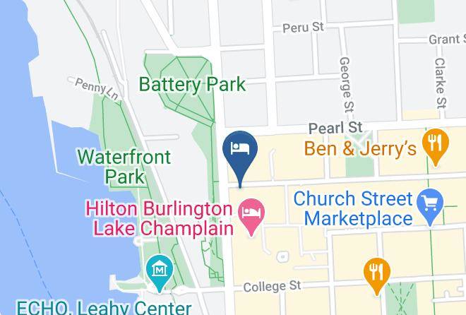 Courtyard By Marriott Burlington Harbor Map