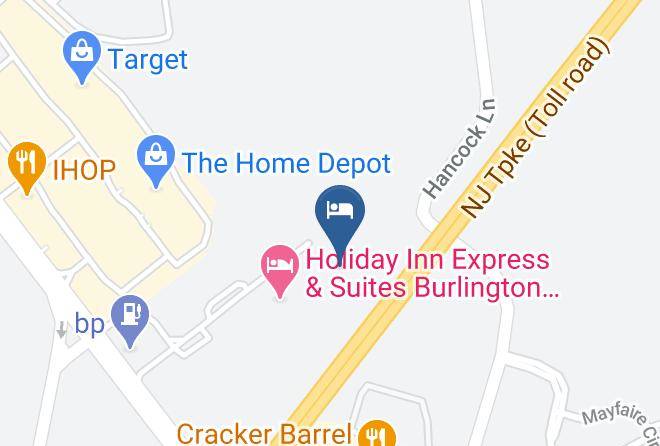 Burlington - Courtyard By Marriott Burlington Mt Holly Westampton Maps