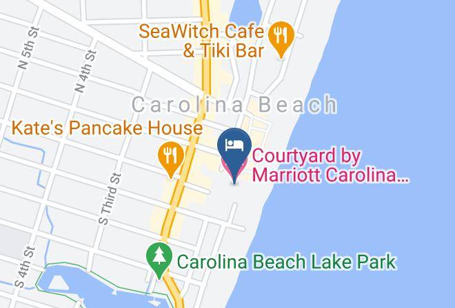 New Hanover - Courtyard By Marriott Carolina Beach Oceanfront Maps