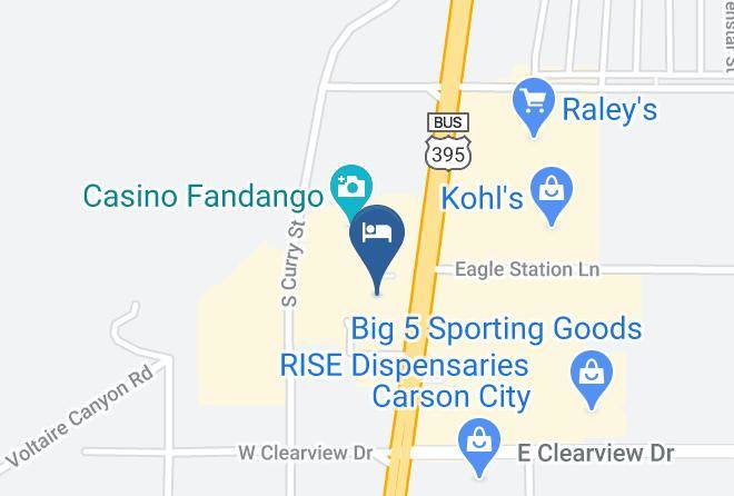 Carson City City - Courtyard By Marriott Carson City Maps