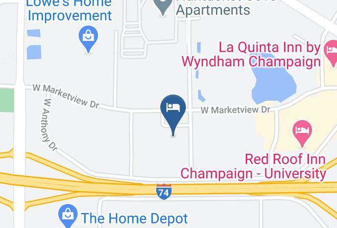 Champaign - Courtyard By Marriott Champaign Maps