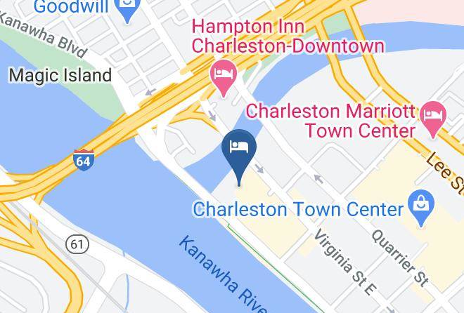 Kanawha - Courtyard By Marriott Charleston Downtown Civic Center Maps