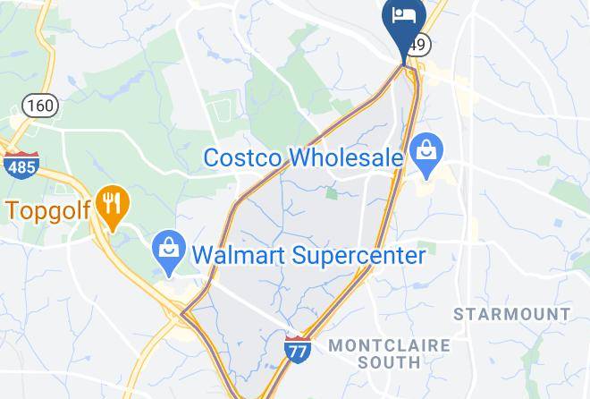 Mecklenburg - Courtyard By Marriott Charlotte Airport Billy Graham Parkway Maps