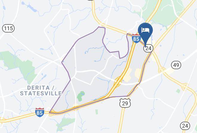Mecklenburg - Sonesta Select Charlotte University Maps