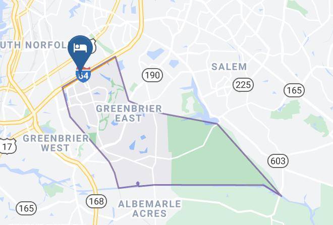 Chesapeake City - Courtyard By Marriott Chesapeake Greenbrier Maps