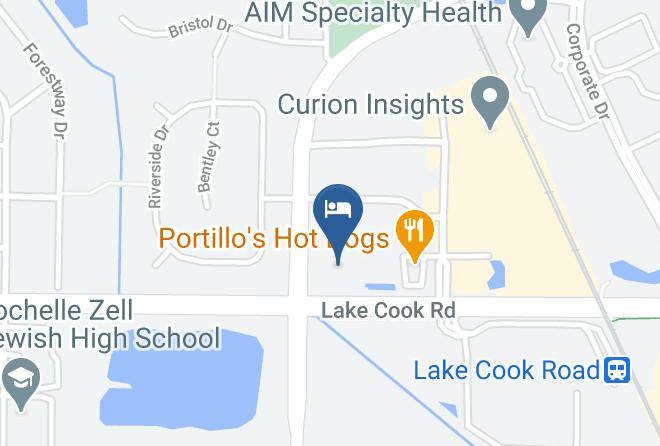 Lake - Courtyard By Marriott Chicago Deerfield Maps