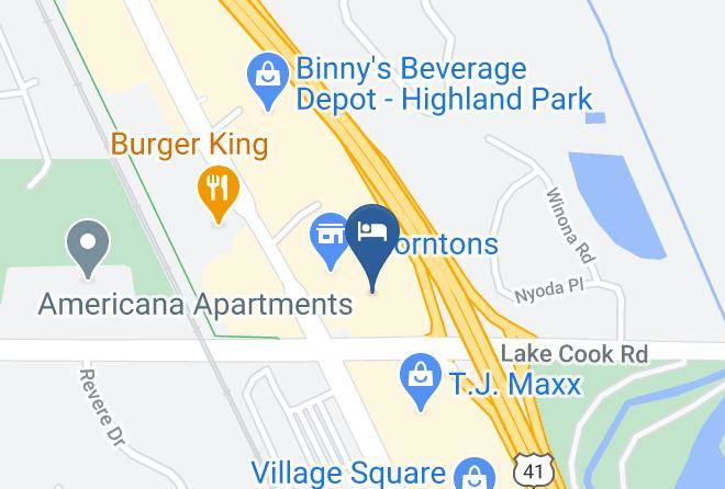 Lake - Courtyard By Marriott Chicago Highland Park Northbrook Maps