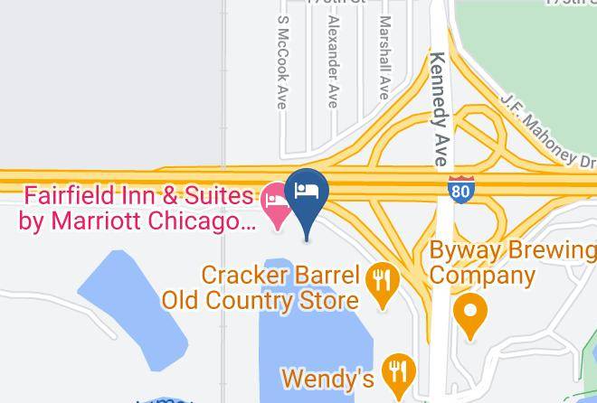 Lake - Courtyard By Marriott Chicago Southeast Hammond In Maps