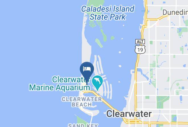 Pinellas - Courtyard By Marriott Clearwater Beach Maps