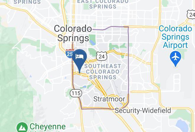 El Paso - Courtyard By Marriott Colorado Springs South Maps