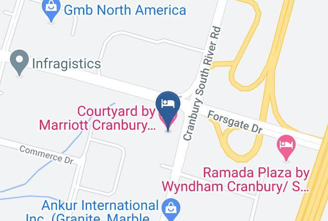 Courtyard By Marriott Cranbury South Brunswick Map