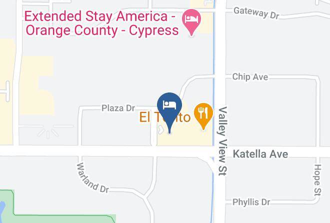 Orange - Courtyard By Marriott Cypress Anaheim Orange County Maps