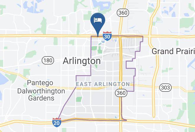 Tarrant - Courtyard By Marriott Dallas Arlington Entertainment District Maps