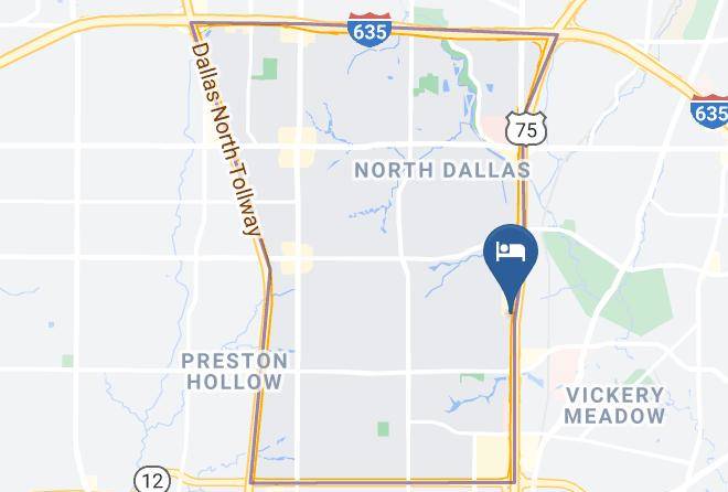 Dallas - Courtyard By Marriott Dallas Central Expressway Maps