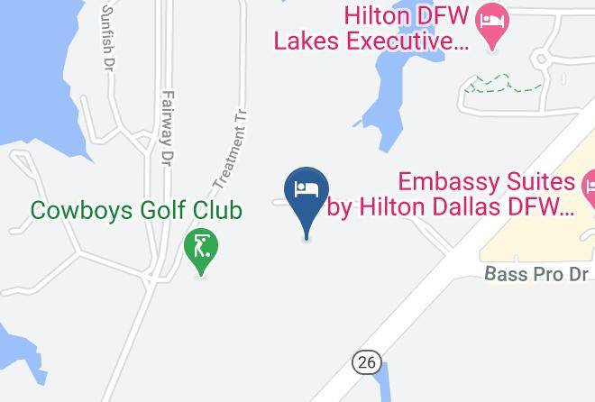 Courtyard By Marriott Dallas Dfw Airport North Grapevine Map