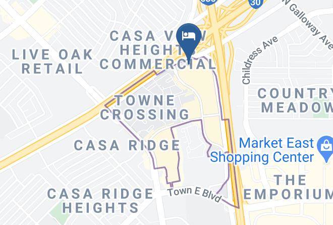 Courtyard By Marriott Dallas Mesquite Map