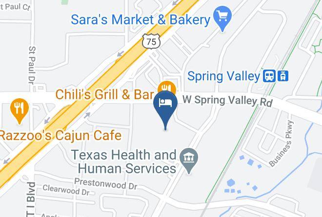 Dallas - Courtyard By Marriott Dallas Richardson At Spring Valley Maps