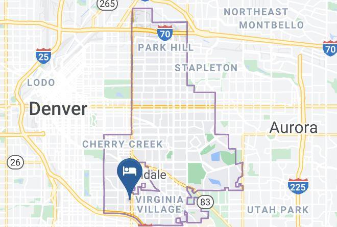 Courtyard By Marriott Denver Cherry Creek Map