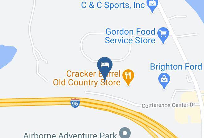 Courtyard By Marriott Detroit Brighton Map