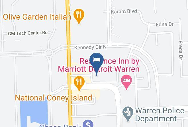 Macomb County - Courtyard By Marriott Detroit Warren Maps
