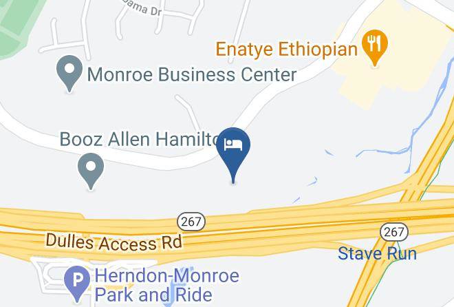 Fairfax - Courtyard By Marriott Dulles Airport Herndon Reston Maps